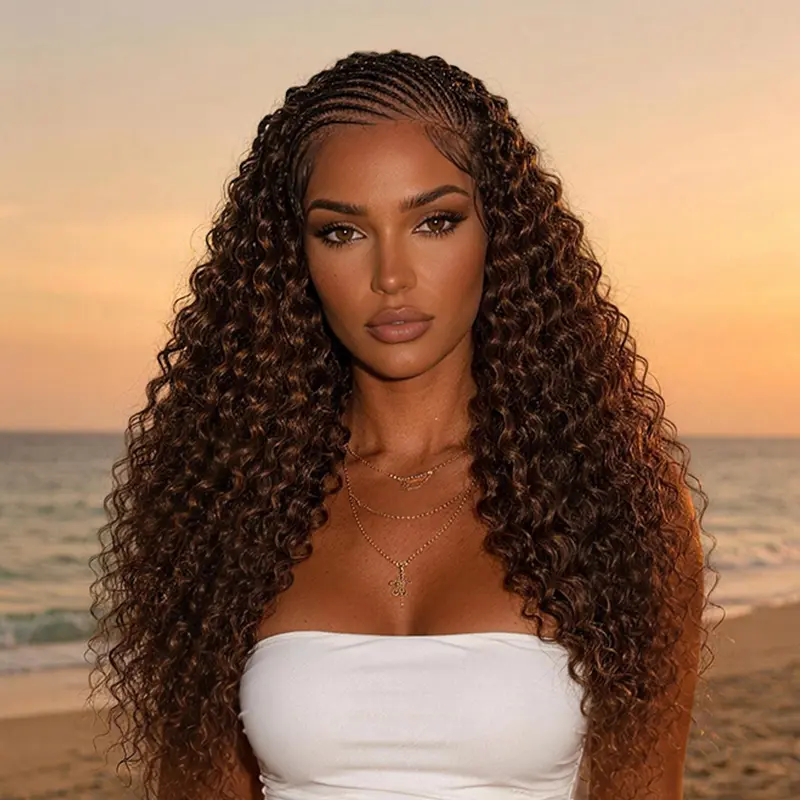 Frodio Veralux™ Fiber Fulani Braid Wig 13x6 Frontal Lace Wig | Natural Look, Beginner Friendly#SohoChic Frodio Veralux™ Fiber Fulani Braid Wig 13x6 Frontal Lace Wig | Natural Look, Beginner Friendly#SohoChic