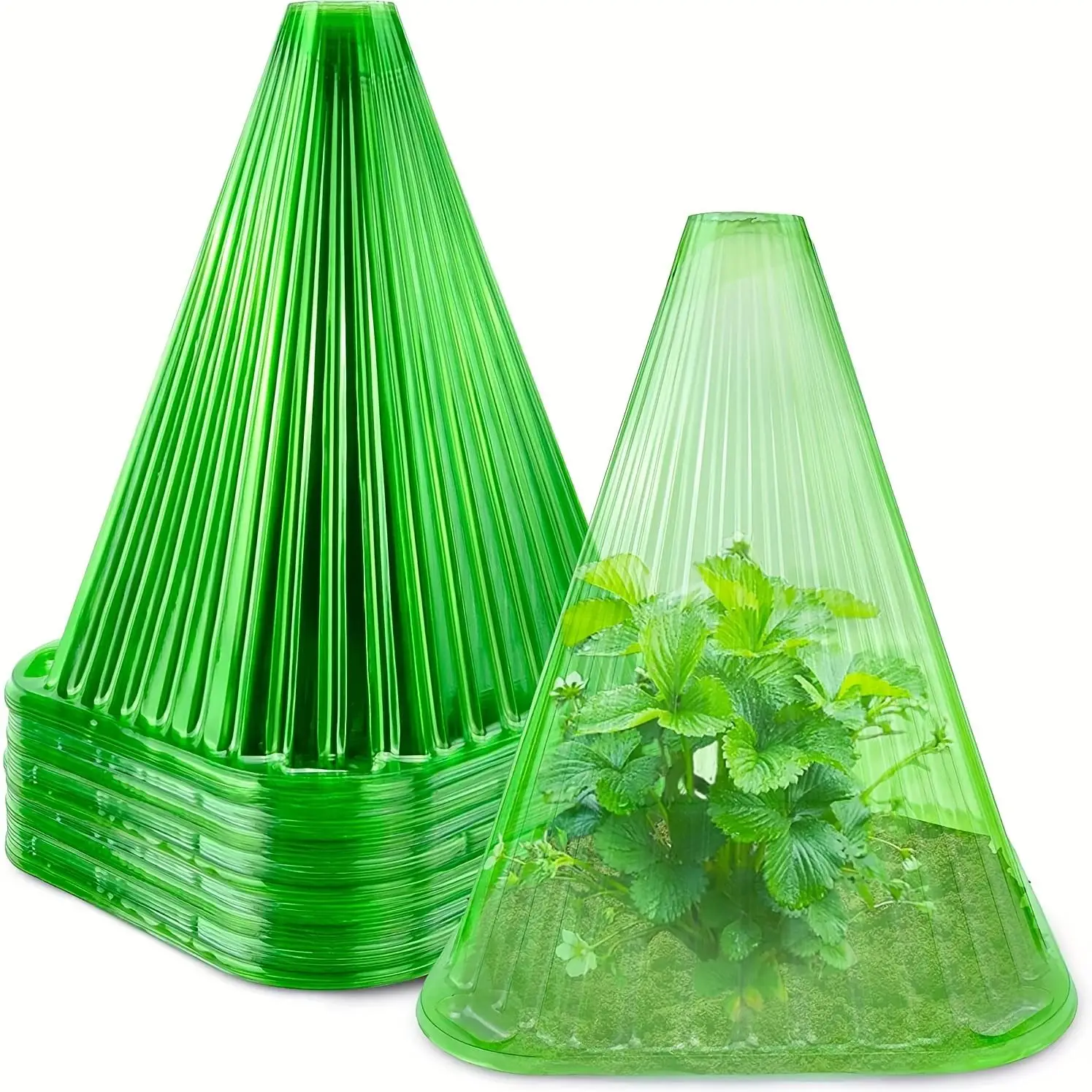 Reusable Plant Bell Cover, 10pcs Protects Plants From Birds, Frost, Snails Etc, Gardening & Lawn Care