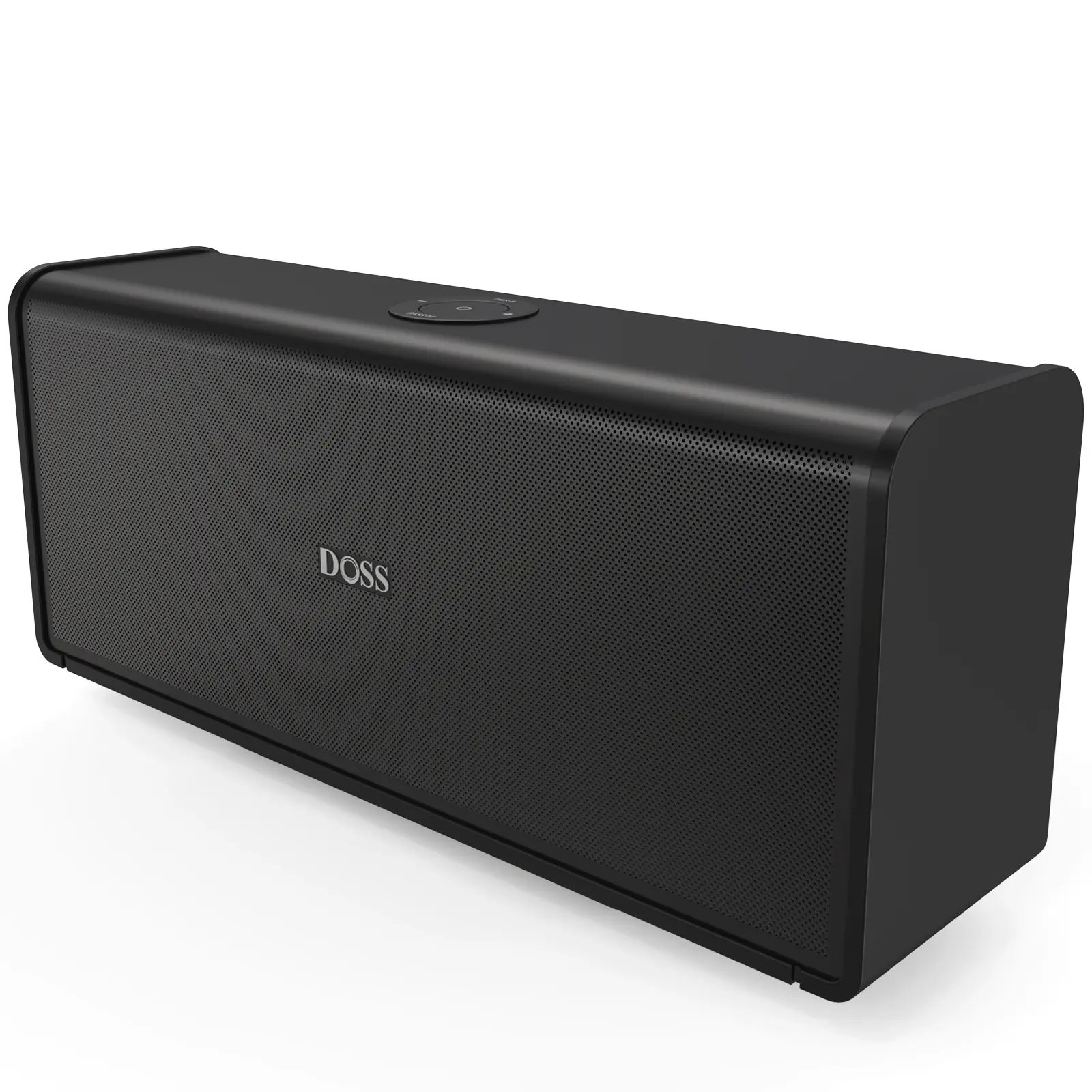 DOSS SoundBox Ultra 80W 2.1 Dual Channel Speakers - Rechargeable Stereo Speaker System with Subwoofer Heavy Bass, Surround Sound, Bluetooth, Smartphone Connectivity, Card Support, USB Charging (Portable Grey) for Home, Office