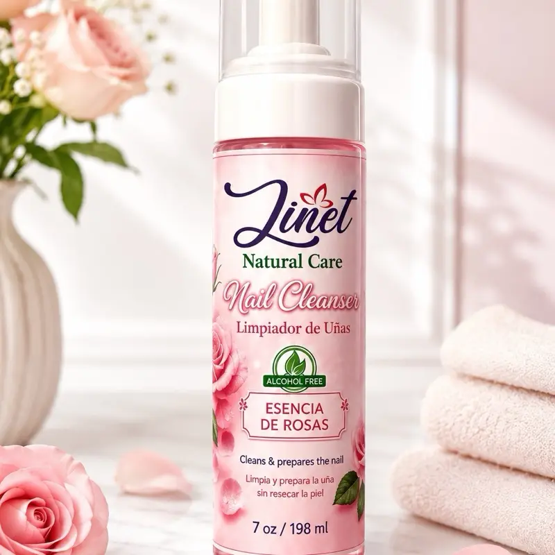 Roses-Infused Nail Cleanser Foam