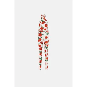 Saint Laurent Rose Jersey Jumpsuit  — T1