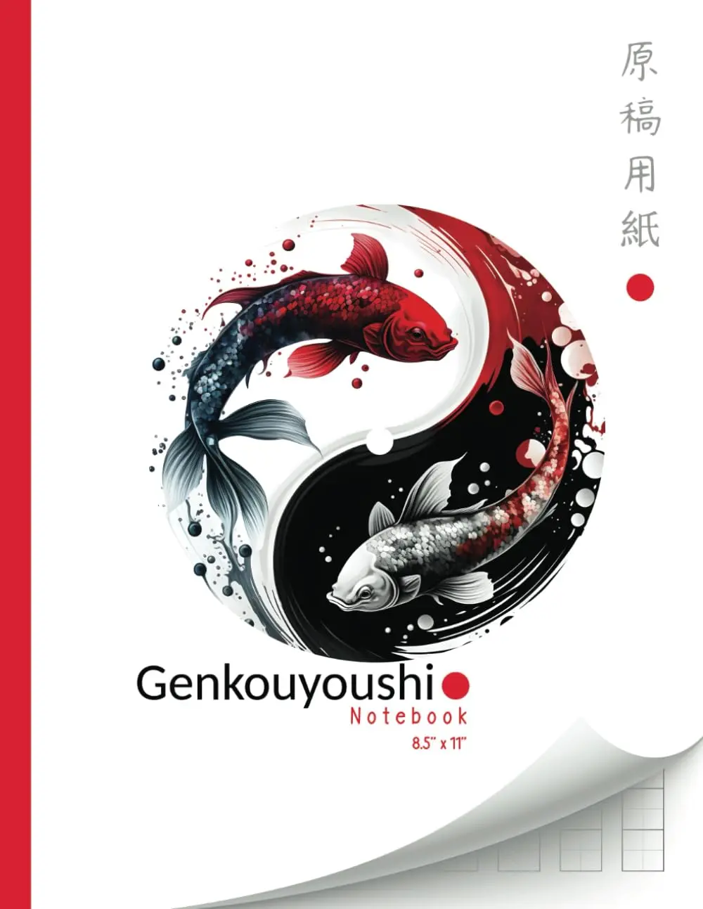 Genkouyoushi Notebook: Large Japanese Writing Practice Book - for Kanji, Hiragana and Katakana Characters