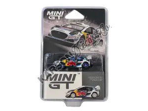 CHASE Ford Puma Rally1 #13 M-Sport Ford WRT 2024 Rally Monte Carlo (Mini GT) Diecast 1:64 Scale Model - TSM MGT00974