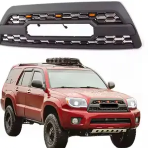 Style Grill Front Grille with LED Matte Black Finish and Lettering 2006-2009 4RN