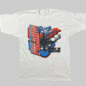 Vintage Polaris Racing Team Snowmobile Graphic T-shirt Sweatshirt Hoodie Reprint