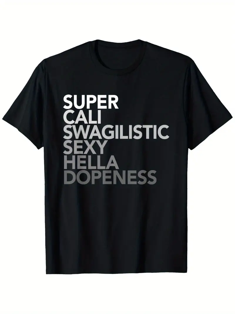 Men's & Women's Oversized White 100% T-Shirt with Bold Black Sassy Slogan Print - Funny Casual & Statement Tee for Casual Attire, Gym, Parties - All-Season