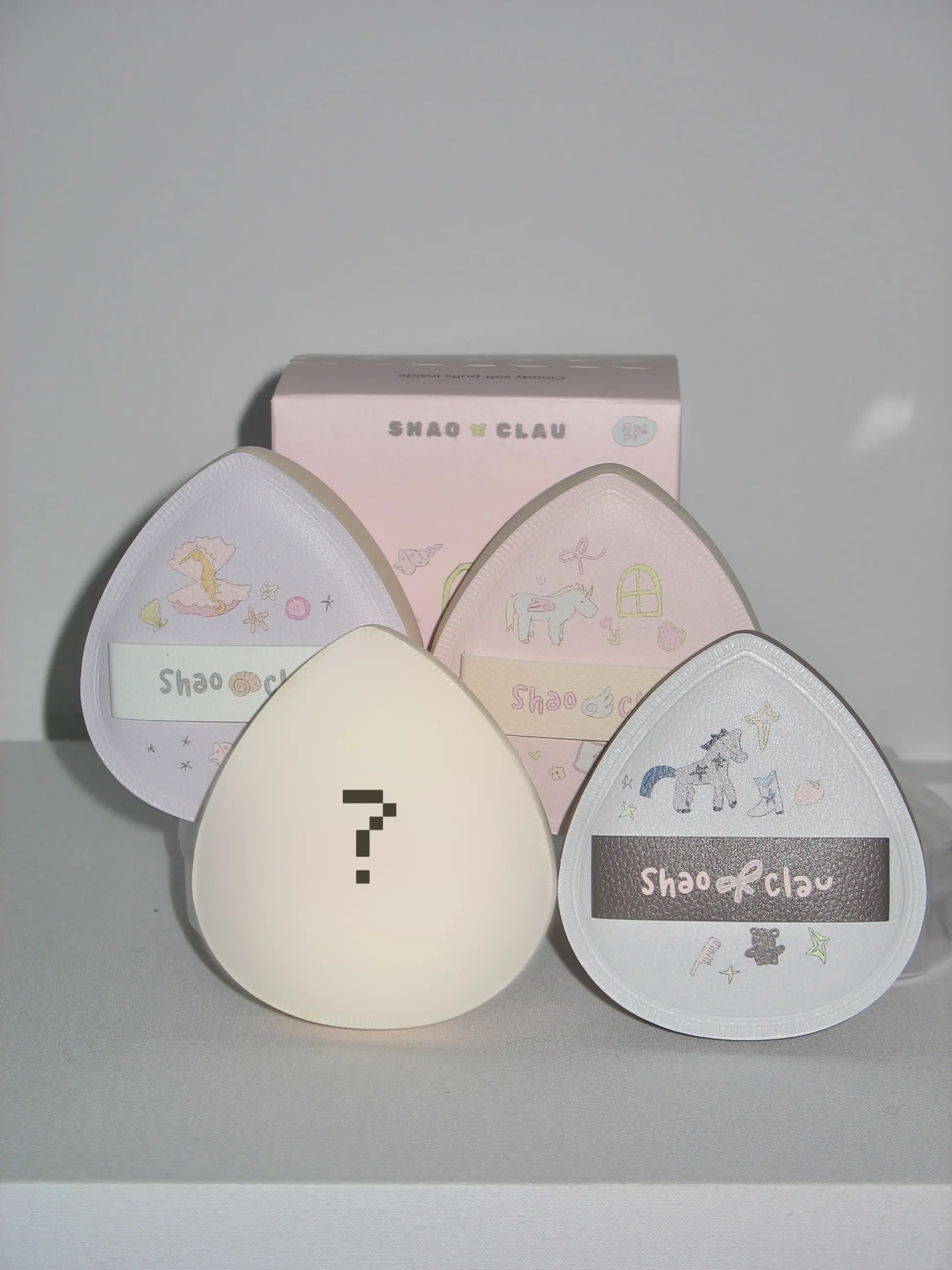 2pc Makeup Puff Blind Box, Claudi Puff flawless cosmetic makeup tools accessory