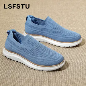 LSFSTU New men’s casual low-top shoes—fashionable driving moccasins and flat sneakers that are lightweight, breathable, and comfortable for everyday wear and running. Perfect for students and outdoor sports. Closed Trainer Boy Training Runner