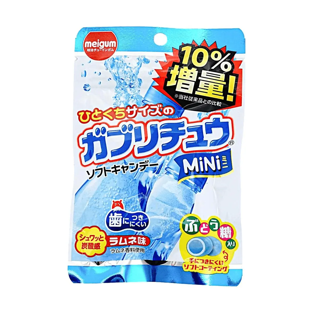MEIGUM Japanese Mini Ramune Soda Gummy Candy - 28g, Fizzy Refreshing Flavor, Bulk Pack for Parties, Snacks