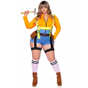 Plus Size Nailed It Construction Worker Costume