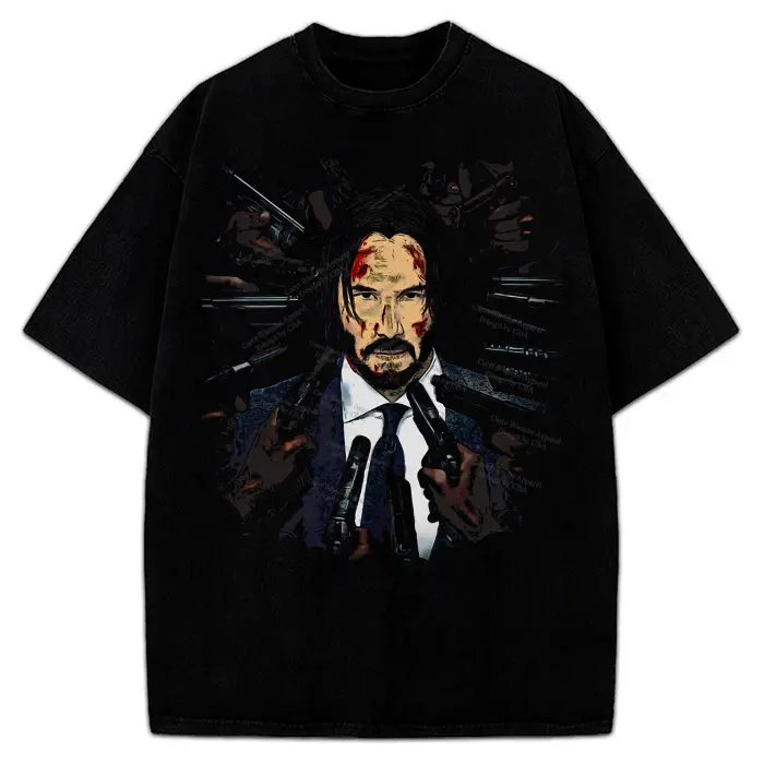 JWick Comic Vintage Style Graphic Design T-Shirt Crewneck Cotton