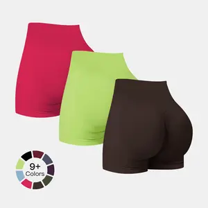 Women's High Waist Sports Shorts, Breathable Comfortable High Stretch Skinny Shorts, Gym Shorts, Ladies Sportswear for Indoor Outdoor Wear, Workout Clothes, Athletic Shorts, Activewear