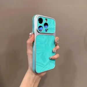 Suitable for iP17PROMAX phone case, instantly transforms into a water ripple pattern, 16 snow velvet full-cover anti-drop protective case