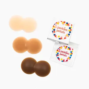 Premium Silicone Nipple Covers for Women - Reusable, Matte, Waterproof, Washable Breast Accessories by Perkies - Perkies Petals Reusable and safe on Skin