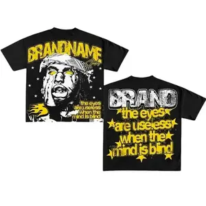 Y2K Graphic "Blind Mind" Personalize Printed Tshirt Casual Cotton Menswear T-Shirt, Graphic tee, Fashion Cotton, Streetwear, Full Colors, For Men, For Women P