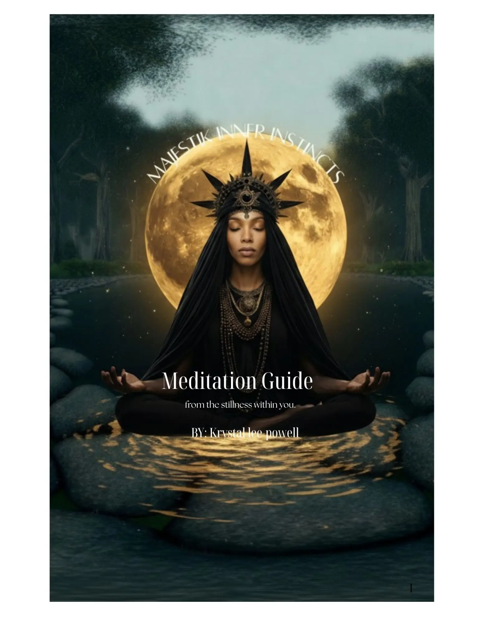 Meditation Guide - From the stillness within you Book