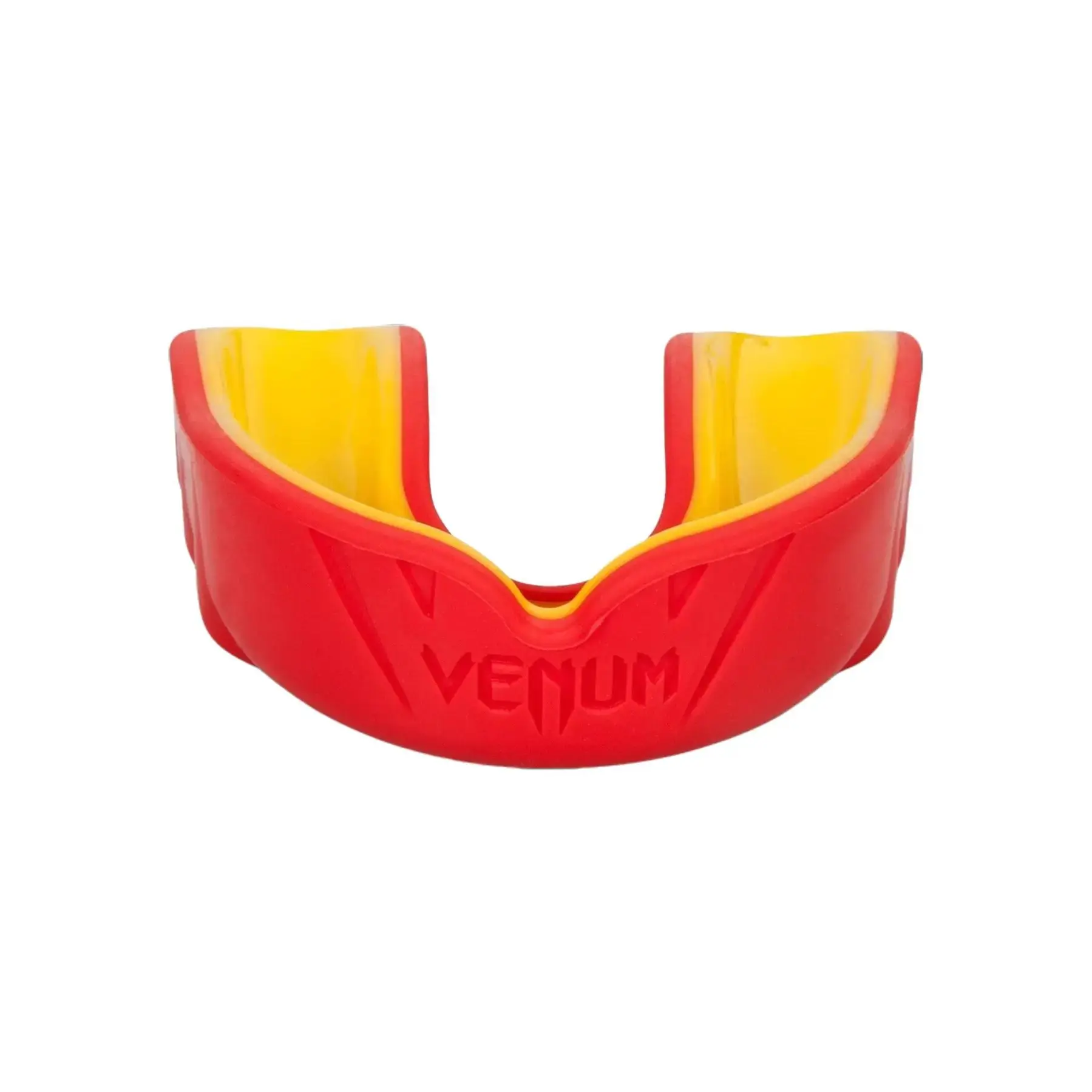 Venum Challenger Mouthguard - Red/Yellow, Custom Fit Design, Advanced Nextfit Gel Frame, Shock Absorption & Oxygen Feature