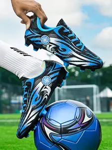 Unisex All-Scenario Football Shoes: Wear-Resistant Long Stud Design, Outdoor/Field Practical Training Cleats