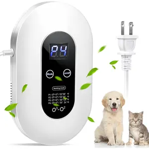 Ozone Odor Eliminator for Strong Odor 99% Cat Litter Deodorizer Dog Poof Odor Removal Air Ionizers Home Plug-in Air Purifier for Bedroom, Toilet, Kitchen, Pets, Shoe, Smoke, Formaldehyde Air Freshener