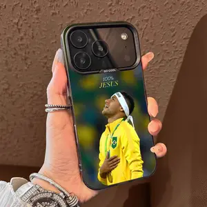 Cross N-Neymar Jesus Phone Case For iPhone 17,16,15,14,13,12,11,Pro,Max,Plus,E,Air,Mini Black Tpu Cover