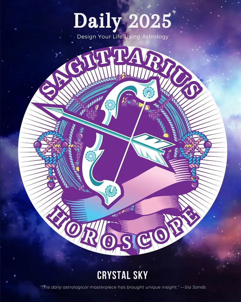 USED-Sagittarius Daily Horoscope 2025: Design Your Life Using Astrology by Sky, Crystal (Paperback)