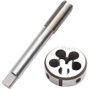 M14 x 1.5 Metric Thread Tap and  Set, M14 x 1.5mm  Steel Machine Tap  Set Right Hand