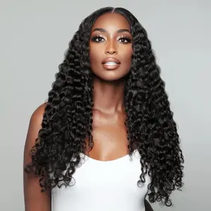 BRAZILIAN DEEP WAVE/WATER WAVE 13X6 HD LACE FRONTAL WIG
