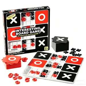 Ultimate Tic Tac Toe Board Game by Relatable | Fun Family Games for Game Night & Gatherings, Classic Strategy Board Games for Kids, Complete Set with Game Board & X/O Pieces