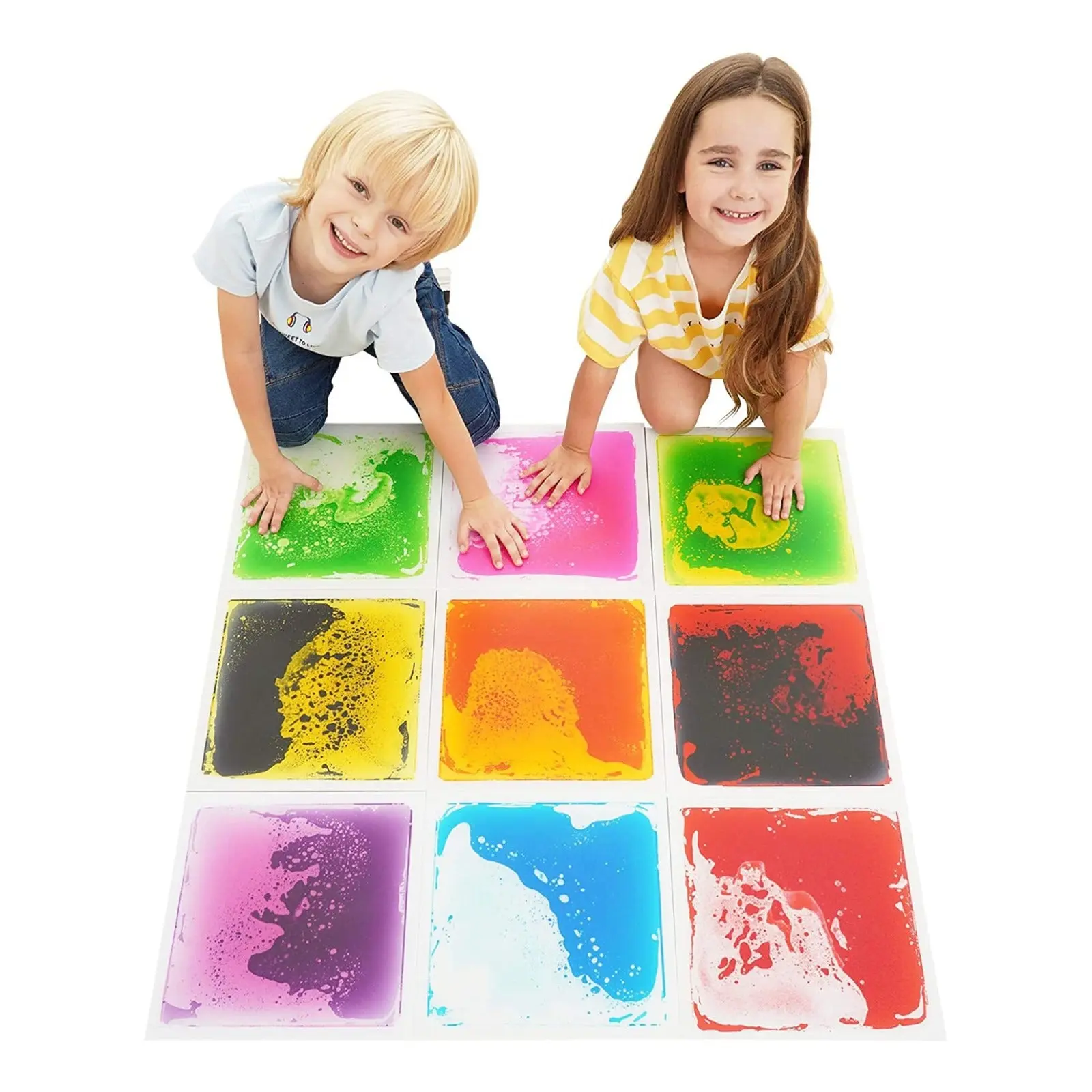 Interactive Liquid Tiles for Kids | Sensory Floor Mats for Toddlers | Fun, Colorful Early Learning Activities!