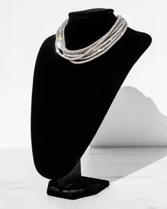 Multi Strand Necklace - Crystal