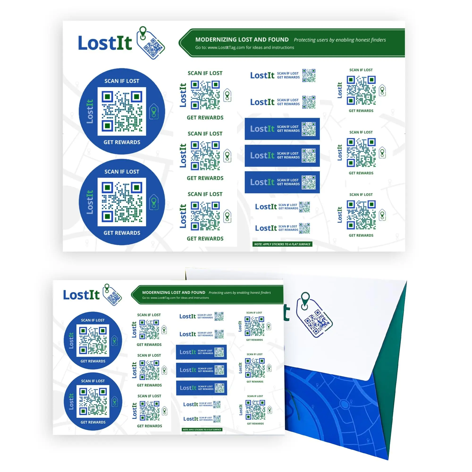LostIt Tag Smart QR Code Stickers