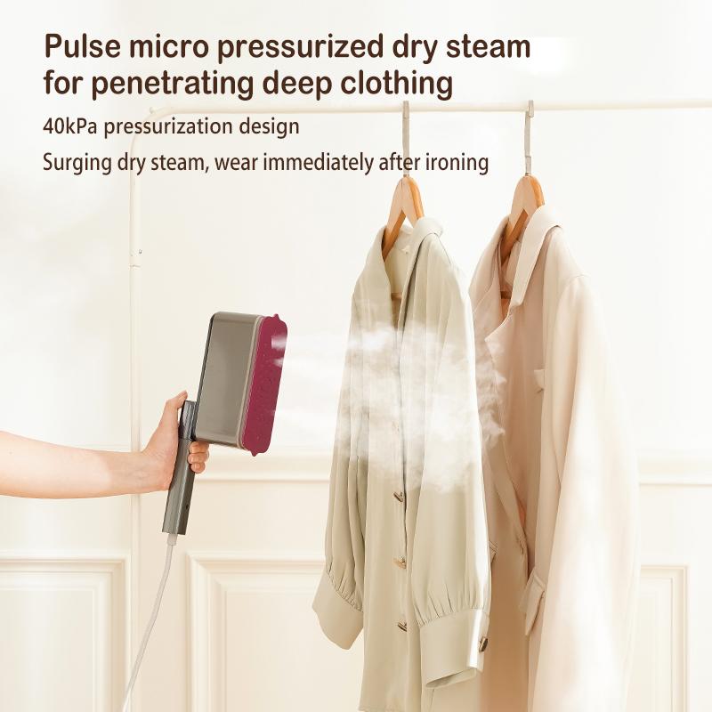 folding ironing machine, Oversized ironing panel,110-220V Wide Voltage, volume 60g/min,  pressure40kPa,steam level Handheld Clothing Steamer Appliance