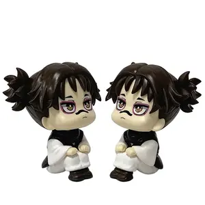 10cm Jujutsu Kaisen Anime Figure Look Up Chousou Action Figure Q Version Satoru Gojo/Geto Suguru Figurine PVC Collection Toys