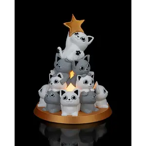 Cat Christmas Tree Lamp - The Cutest Holiday Chaos