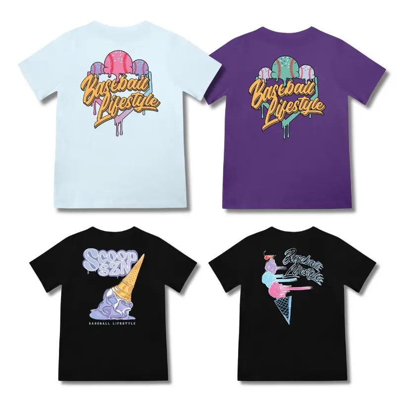 Baseball Lifestyle 101 Ice Cream Youth Tee