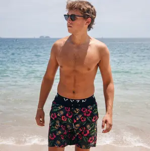 Men’s Swim Trunks – Skull Tropics