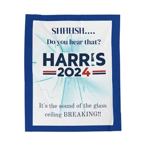 Glass Ceiling Velveteen Plush Blanket