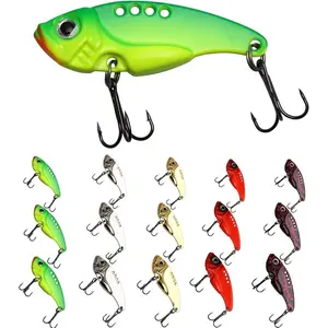 15/20pcs Fishing Spoon Lures Fishing Bait for Bass Crappie Trout Walleye 1/5oz 1/4oz 3/8oz 1/2oz