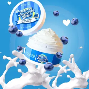 Shea and Mango Body Pudding Body Butter with Argan and Jojoba Oil, Super Moisturizing and Hydrating for Skin Care