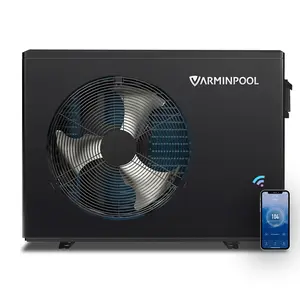 VARMINPOOL Pro Flow 40000BTU Smart Electric Pool Heater for In and Above Ground Pool up to 13,000 Gals, Pool Heat Pump with Schedule and Control Function via APP, Titanium Heat Exchanger, 240V