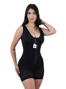 Fajas Colombianas Shapewear for Women Tummy Control Full Shapewear Butt Lifter with Zipper Crotch FAJA COLOMBIANA DE USO DIARIO CON SISTEMA DE BRASIER