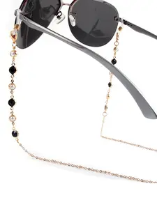 1pc Fashion Imitation Pearl Eyeglass Chain, Anti-Lost Hanging Neck Strap, Stylish Design for Women & Men, Perfect Accessory for Glasses