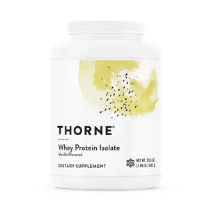 Thorne Whey Protein Isolate - Vanilla - 29.5 Ounces - 30 Servings