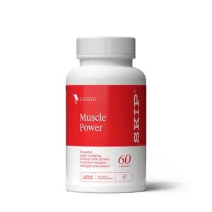 SKIP Muscle Power Body 30 Serv/60 caps - Building formula with animo acids for massive strenth and power Fitness