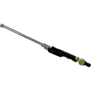 High Pressure Cleaning Spray Wand with Two Nozzles, Durable Aluminum, Battery-Free, Rust-Resistant, Outdoor Maintenance Tool