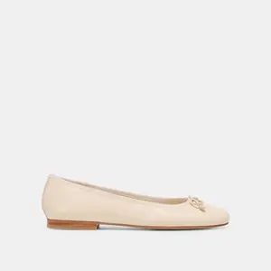 Dolce Vita RITLA WIDE BALLET FLATS BONE LEATHER - Wide