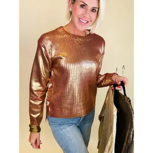 Golden glow sweater