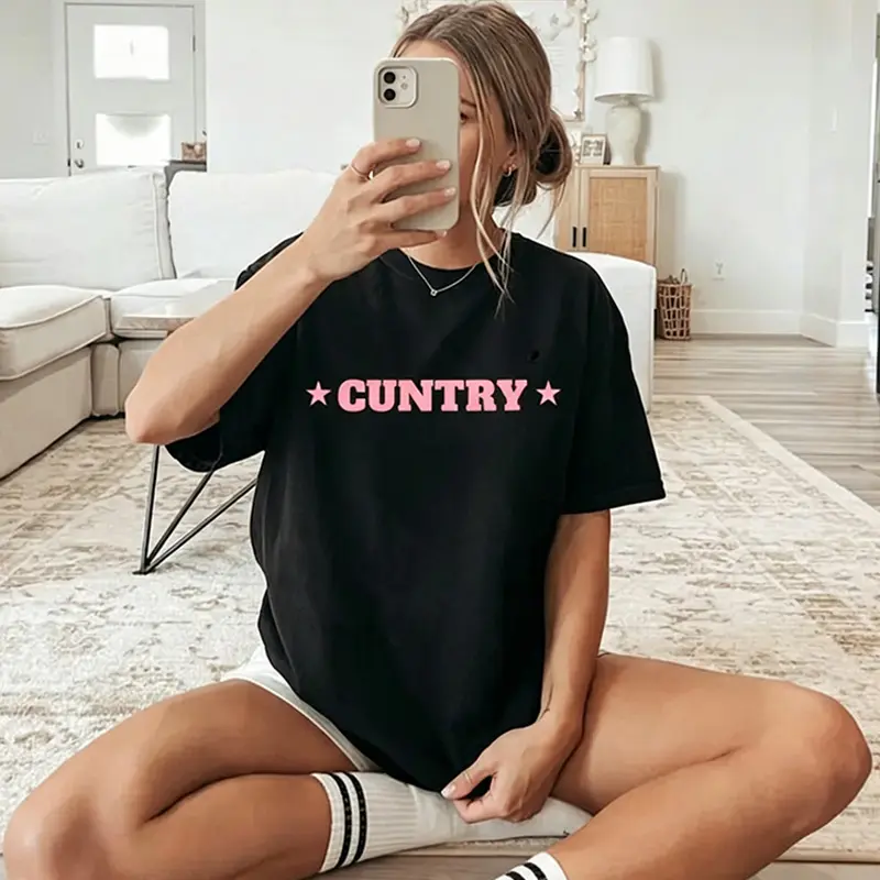 Cuntry Comfort Colors Shirt, Country Shirt, Country Gift, Western Shirt, Women's Rodeo Shirt, Cowgirl Shirt, Country Concert Music Festival Womenswear