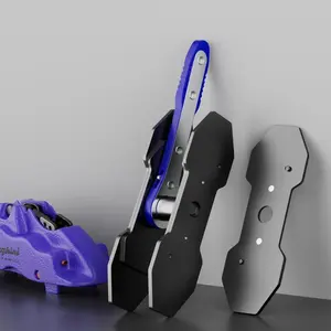Brake Caliper Press Tool Car Piston Spreader Pad 360°-Degree Swivel Ratchet Brake Caliper AutomotivePiston Spreader Manual Wrench Single-Piston/Dual-Piston/Four-Piston Disc Brake Specific