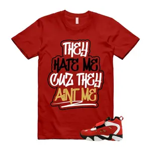 Air Diamond Turf 2 Red Gold Fire White Black 2026 T Shirt Match AINT ME